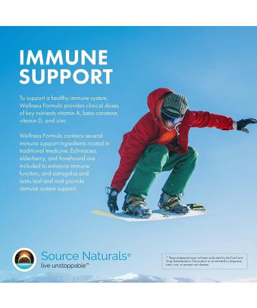 Source Naturals Wellness Formula Bio-Aligned Vitamins & Herbal Defense for Immune System Support - Dietary Supplement & Immunity Booster - 60 Capsules Unflavored 60 Count (Pack of 1) - Buy Online on GoSupps.com