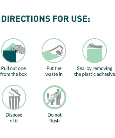 Sirona Premium Adult Diaper Disposable Bags - 30 Bags | Odor Sealing for Diapers, Food Waste, Pet Waste, Sanitary Product Disposal | Durable and Unscented | 30 Count - Buy Online on GoSupps.com