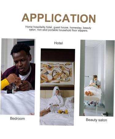 Doitool Disposable Sandal House Shoes - 12 Pairs of Lightweight Foam Flip-Flops for Salons & Spas - Random Styles - Perfect for Pedicures & Manicures - Buy Online on GoSupps.com