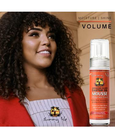 Sunny Isle Jamaican Black Castor Oil Mousse Wrap Set Twist 7oz + Extra Dark Castor Oil 2oz Bundle | Strong Hold, Luxurious Shine, Hair Growth, Frizz Control - Buy Online on GoSupps.com