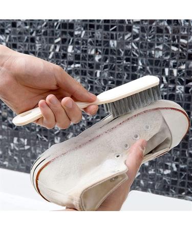 Shoe Brush Hand-held Cleaning Brush Shoes Easy to Clean Bathroom Floor Decontamination Brush is Suitable for Most Materials Brush(Gray Color) - Buy Online on GoSupps.com