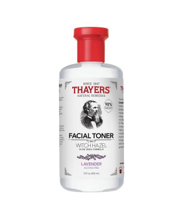 THAYERS Witch Hazel Lavndr Alcfre Clear 12 Fl Oz 12 Fl Oz (Pack of 1)