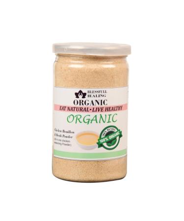 Blessfull Healing Organic Chicken Bouillon & Broth Powder (All in One Chicken Seasoning Powder) 100 Gram (Packing May Vary) 100 Gram 3.35 oz