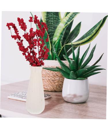 ABOOFAN 15 Pcs Simulation Red Berry Artificial Berries Stems Household Decor Home Decor Artifical Flower Arrangement Faux Berry Stems Plant Vase Fake Berry Stem Christmas Red Berries Iron - Buy Online on GoSupps.com