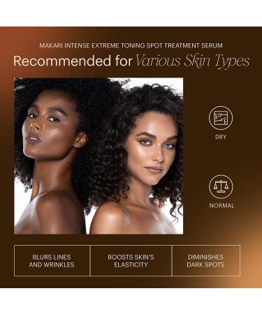Makari Intense Extreme Toning Spot Treatment Serum SPF15 (1.7 oz) | Shea Butter Skin-Rejuvenating Serum | Fade Blemishes, Soothe Wrinkles, Brighten Skin - Buy Online on GoSupps.com