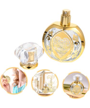 MAGICLULU Perfume Bottle Glass Perfume Clear Container Glass Container Perfume Crystal Decor Small Perfume Spray Bottle Refillable Atomizers Bottle Empty Filling Travel Essential Oil - Buy Online on GoSupps.com