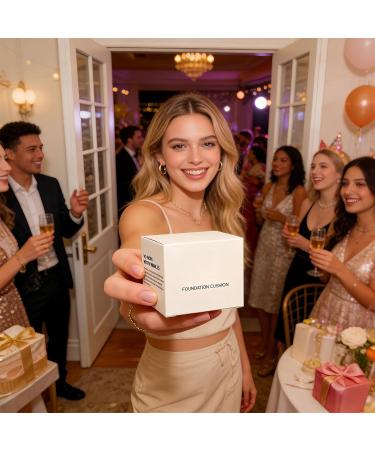 Hydrating Foundation - Long-Lasting Natural Waterproof Moisturizing Makeup | Air Cushion CC Cream Foundation For Daily Use Spring Autumn Night Evening Wedding Travel Beach Photography Stage - Buy Online on GoSupps.com