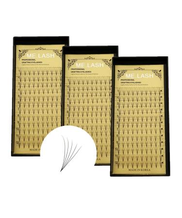 3 Trays/lot 5D Grafting False EyeLash Extensions Natural Style 0.07mm Thickness Clusters Makeup C Curl Volume 3D Individual Eyelashes Pre Made Fans (9mm+9mm+9mm)