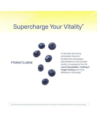 ProHealth Pterostilbene Pro 250 | Powerful Antioxidant for Longevity & Heart Health | Supports Healthy Aging & Brain Cell Health | 60 Capsules - Buy Online on GoSupps.com