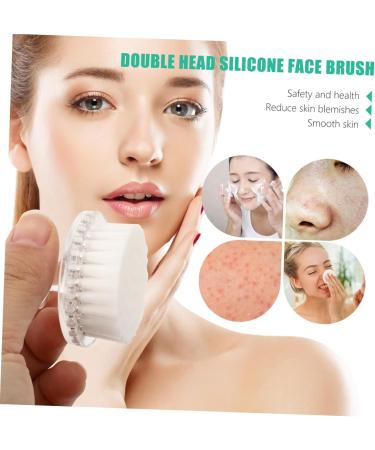 DRESSOOS Cleansing Brush Exfoliating Nose Blackhead Scrubber Face Wash Brush Facial Brush for Beauty Makeup Removal Brush Silicone face Cleaner Pore Scrubber pp White Electric Scrub Brush - Buy Online on GoSupps.com