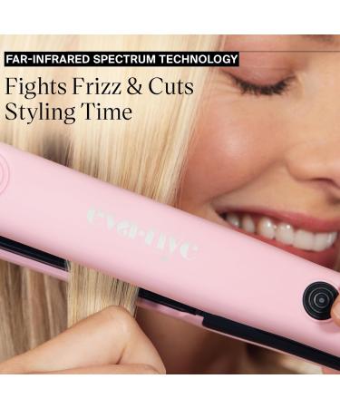 EVANYC Spectrum Far-Infrared Styling Iron - 1 Inch Ceramic Hair Straightener for All Hair Types Adjustable Heat Straightener & Curler - Buy Online on GoSupps.com