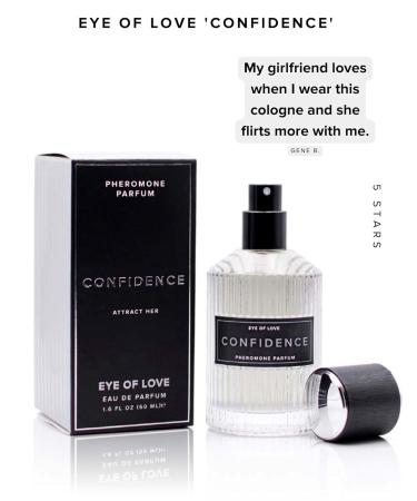Eye Of Love Confidence Pheromone Cologne for Men - Boost Charisma & Charm - 50ml Deluxe Parfum - Infused with Male Pheromones - Magnetic Allure for Professional & Social Success Confidence 1.67 Fl Oz (Pack of 1) - Buy Online on GoSupps.com