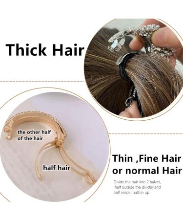 JYTDBCS Crystal Hair Clips Barrettes Slides Grips for women Hair Accessories Crystal Hairpins Everyday Wear Prom Party Ponytail Holder Women Girl Birthday Gift (Silver+Gold) - Buy Online on GoSupps.com