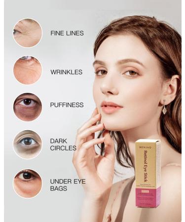 0.5% Retinol Eye Stick Eye Brightener Balm Retinol Eye Cream With Hyaluronic Acid Eye Cream for Dark Circles and Puffiness Visible Results in 1-2 Weeks Anti Aging Under Eye Cream for Wrinkles and Bags Reduces Fine Lines 0.25oz 3 g (Pack of 1) - Buy Online on GoSupps.com