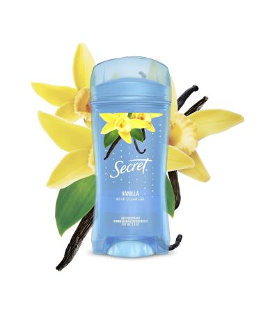 Secret Clear Gel Antiperspirant & Deodorant Vanilla - Pack of 2 - Buy Online on GoSupps.com