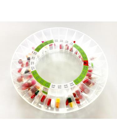 DoseControl Smart Medication Dispenser with Charger - Android App Monitoring, Transparent Lid, 9 Alarms, Email Notifications - Buy Online on GoSupps.com