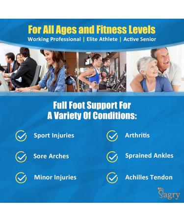 Neuropathy & Plantar Fasciitis Compression Socks - 20-30 mmHg Ankle Support (L/XL Black) for Heel Pain Foot Swelling & Fatigue - Buy Online on GoSupps.com