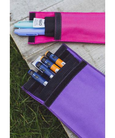 FRIO Insulin Pen Cooling Case - Reusable Medication Cooler for Diabetic Travel - Purple Extra Small Wallet - Buy Online on GoSupps.com