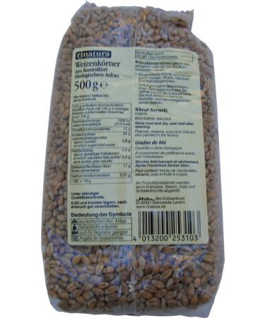 Buy Organic Wheat Grains from Bio Rinatura - 500g | Premium Quality & Fast International Shipping - Buy Online on GoSupps.com