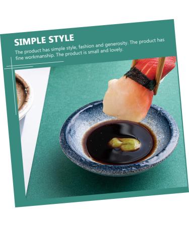 Zerodeko 5pcs Ceramic Saucer Dish Snack Bowl Dipping Bowls Appetizer Dish Sauce Plate Ceramic Plate Household - Buy Online on GoSupps.com