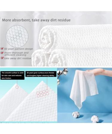 Disposable Extra Thick Facial Towels - Soft and Gentle for Sensitive Skin 4 Pack | Ideal for Dry & Wet Use - Buy Online on GoSupps.com