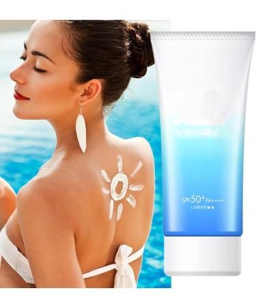 Sun protection SPF 50+ sun protection for women moisturizing gel cream 80 g skin protection for daily use sports leisure activities - Buy Online on GoSupps.com