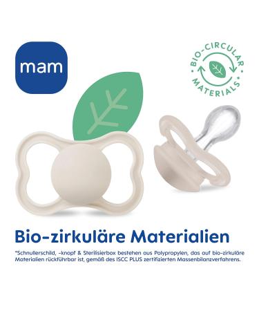 MAM Air Silicone Pacifier Set (2) - Lightweight Tooth-Friendly Skinsoft Silicone for 6-16 Months - Includes Pacifier Box - Bird/Tiger Design - Buy Online on GoSupps.com