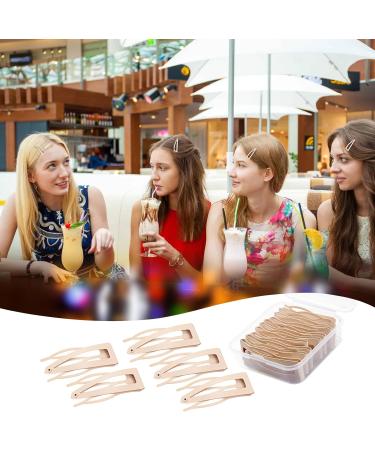 Mbsomnus Double Grip Hair Clips - 18 Pc Snap Barrettes for Women and Girls - Beige Hair Accessories - Buy Online on GoSupps.com