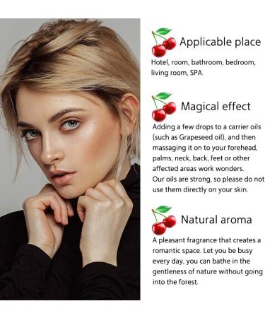 Buy 6-Pack Cherry Essential Oil | 100% Pure Organic Aroma Oil for Diffuser (6X10ml) - International Shipping Available - Buy Online on GoSupps.com