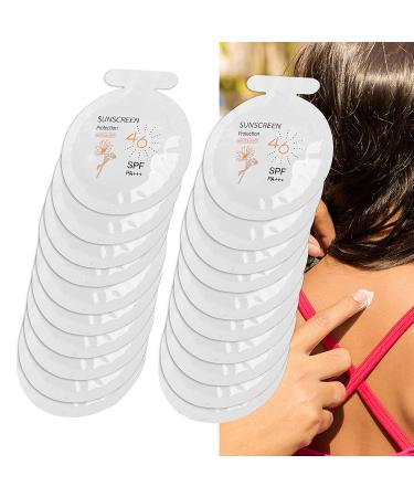 SPF46+ Moisturizing Sunscreen 3ml x 20 Bags - Portable Waterproof & Sweatproof Sunblock for Face, Neck, Legs & Body - Daily Use & Travel - Buy Online on GoSupps.com