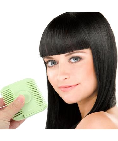 FRCOLOR Portable Bangs Hair Trimmer - 2 in 1 Stainless Steel Clipper & Comb for Effortless Home Styling - Buy Online on GoSupps.com
