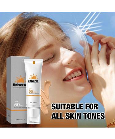 Buy SPF 50 Face Sunscreen - Moisturizing & Hydrating Cream | Travel Size | Non-Sticky Formula | International Shipping Available - Buy Online on GoSupps.com
