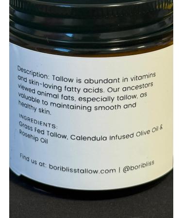 Bori Bliss: Handmade Grass Fed Tallow Face Balm - Buy Online on GoSupps.com