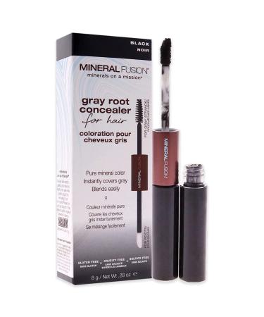 Mineral Fusion Gray Root Concealer - Black - 0.28 oz | Hair Color Touch-Up - Buy Online on GoSupps.com