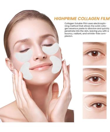 Protein Under Eye Patch | Natural Eye Patch for Dark Circles | Protein Under Eye Patch Hydrogel Soothing Patches Soluble Masque Brightening Masque for Dark Circles Puffy Eyes - Buy Online on GoSupps.com