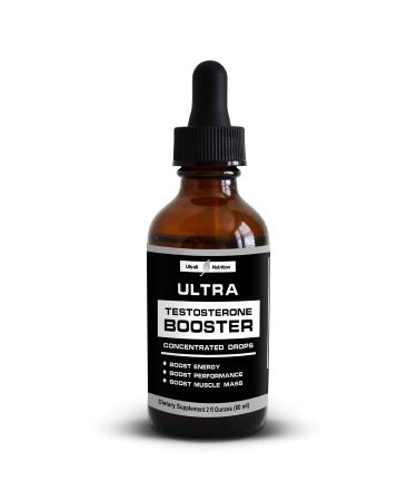 Testosterone Booster Drops. Testosterone Liquid Supplement w/ Tongkat Ali + Tribulus. Testosterone for Men + Women. Enhances Muscle Recovery, Stamina and Endurance. Best Testosterone Booster for Men