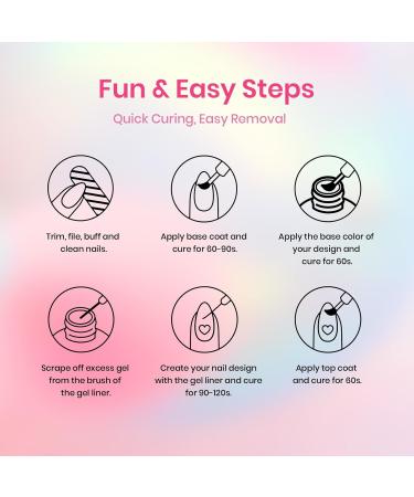 beetles Gel Polish Set 12 ColoUrs Sheer Pink Nude Blue Purple White Yellow Orange Lavender Gel Polish Pastel Gel Polish Soak Off Uv Lamp DIY Manicure Design Gift for Girls-CL223 - Buy Online on GoSupps.com
