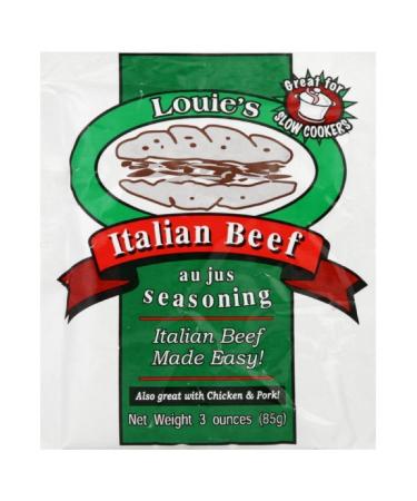 Louie's Italian Beef Seasoning, 3 oz, 3 pk 3 Ounce (Pack of 3)
