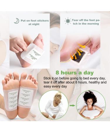 Detoxification Plaster Feet - 100PCs Detox Foot Patch for Stress Relief Deep Sleep & Improved Blood Circulation - Buy Online on GoSupps.com