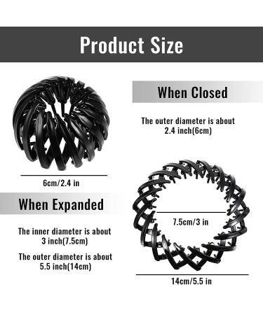 Pack of 3 Vintage Bird Nest Hair Clips for Women | Stylish Ponytail Hairpins & Curling Iron Tool - Buy Online on GoSupps.com