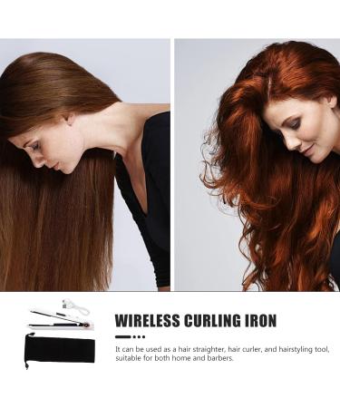 FOMIYES Mini Hair Straightener Curling Iron Professional Styling Tools Straightener Curler Wireless Hair Curler Major White - Buy Online on GoSupps.com