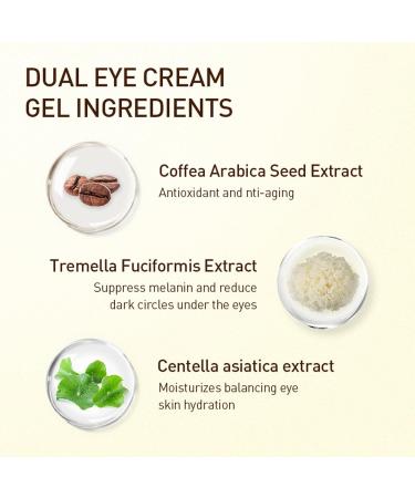 Caffeine Eye Cream 15ml Lightening Cream for Dark Circles and Puffy Eyes Anti-Aging REPAIR EYE CREAM Korean Skincare - Regenerating Eye Cream Radiance and Firmness (2) - Buy Online on GoSupps.com