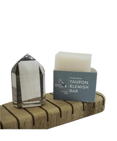 Yaupon Acne-Blemish Organic Bar Soap - 100% Natural Face & Body Cleanser for Sensitive Skin | Soothing Essential Oils for Men & Women - Buy Online on GoSupps.com