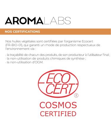 Aroma Labs - Organic Castor - Virgin and Cosmos Certified Vegetable Oil - 250 mL - Buy Online on GoSupps.com