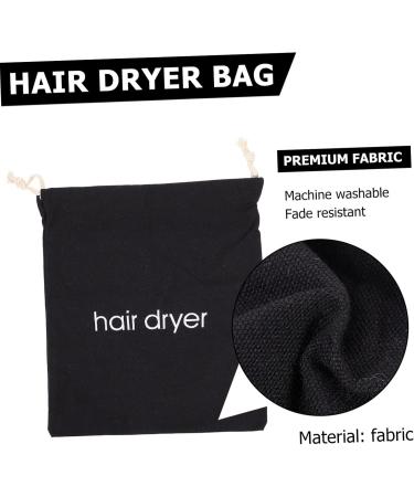 Outanaya Hair Dryer Storage Bag Hair Dryer Case Keeps Hair Dryer Orangizer Fabric Travel Toiletries Modeling 33.00X30.00X0.50CM Black - Buy Online on GoSupps.com