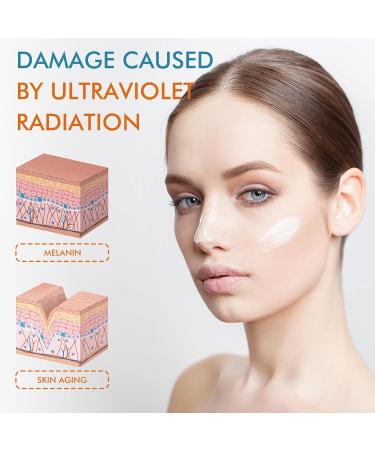  Utapossin Moisturizing Sunscreen for Face Moisturizing Protective Face Cream Sunscreen Lotion Face and Neck Sunscreen Anti-Aging Elastic and Antioxidant Action - Buy Online on GoSupps.com