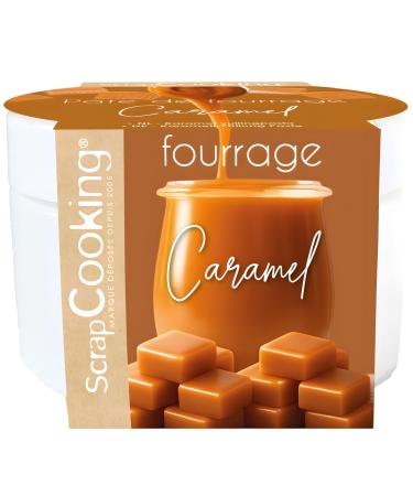 ScrapCooking - P te de Fourrage Caramel 200 g - Pour Fourrer Tablettes clairs Macarons G teaux B ches de No l Cookies Cheesecakes & P tisseries - 4640