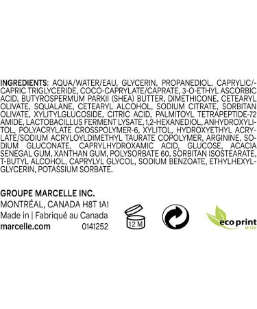 Marcelle Vitamin C + Peptide Collagen & Glow Moisturizer Day & Night Cream Brightening & Smoothing Vegan Cruelty-Free Hypoallergenic Non-Comedogenic Paraben-Free Fragrance-Free 50 mL - Buy Online on GoSupps.com