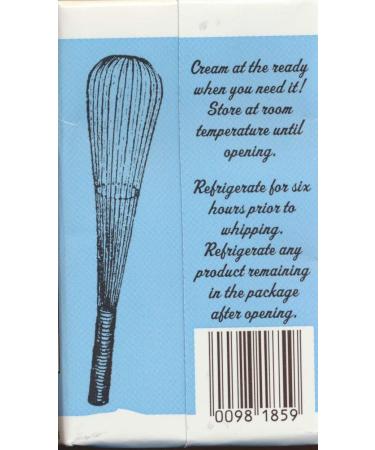 Trader Joe's Shelf Stable Whipping Cream 8oz - 3 Pack | UHT Room Temperature Cream Ready to Use - Buy Online on GoSupps.com