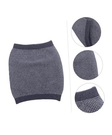 Wool Jacquard Waist Support for Women - Breathable Elastic Back Brace for Lower Back Pain Relief | Fitness Belt XL Grey - Buy Online on GoSupps.com